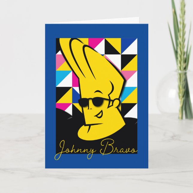 Carte Johnny Bravo Pop Art Graphic (Devant)