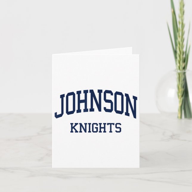 Carte Johnson High School S Gainesville Ga Retro Sports (Devant)