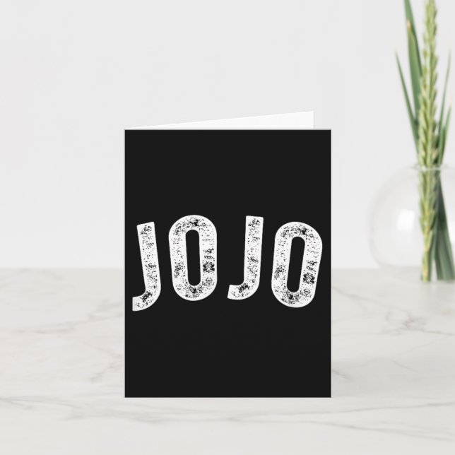 Carte Jojo  (Devant)