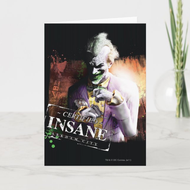 Carte Joker, fou certifié (Devant)