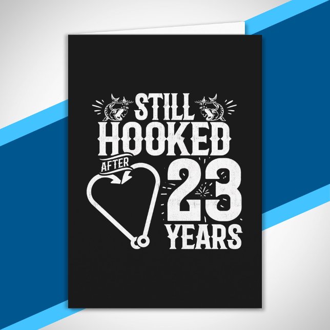 Carte Joli 23e Anniversaire de Mariage pour les Couples  (Créateur téléchargé)