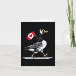 Carte Joli Canada Animal Regard Avec Oie Cool
