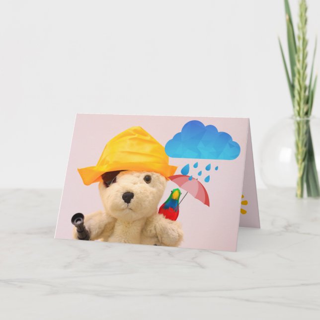 Carte Joli Chien Pirate Va Bien (Devant)