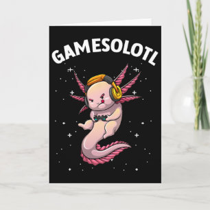 Carte Joli Jeu Art Pour Hommes Femmes Jeu Vidéo Axol