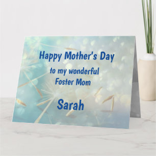 Carte Joli Joyeux Fête des Mères Foster Maman