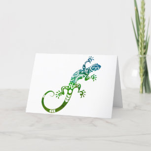 Carte Joli lézard, fête des mères