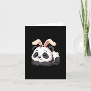 Carte Joli Panda Lapin Certains Lapin T'aime