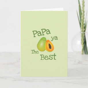 Carte Joli Papa Ya le meilleur jeu de mots drôle sur les
