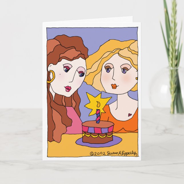 Carte Jolie amie spéciale pour l'anniversaire (Devant)