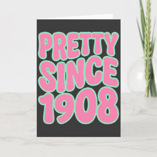 Carte Jolie depuis 1908 joyeux anniversaire