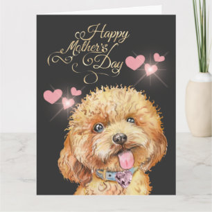 Carte Jolie Fête des Mères Chien