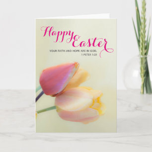 Carte Jolie Fleur Christian Joyeux Pâques