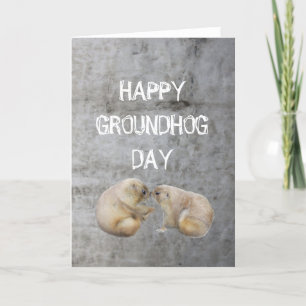 CARTE JOLIE JOURNÉE DE LA GROUNDHOG