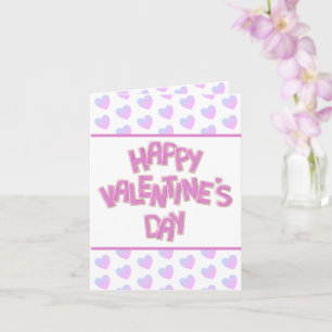 Carte jolie Joyeuse Valentines Day épelé dans les cookie