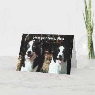 CARTE JOLIE MAMAN D'ANNIVERSAIRE DE VOS JUMEAUX