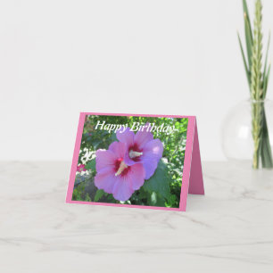 Carte Jolie rose rose rose de Sharon Photo Anniversaire