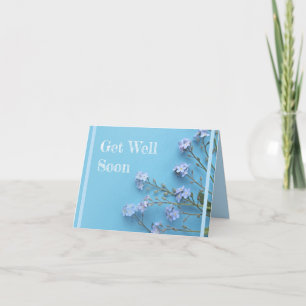 Carte Jolies fleurs de myosotis de printemps