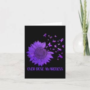 Carte Jolis Papillons Ruban Violet Daisy Overdose Awar
