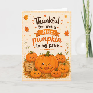 Carte Jolis vœux de Thanksgiving joyeux