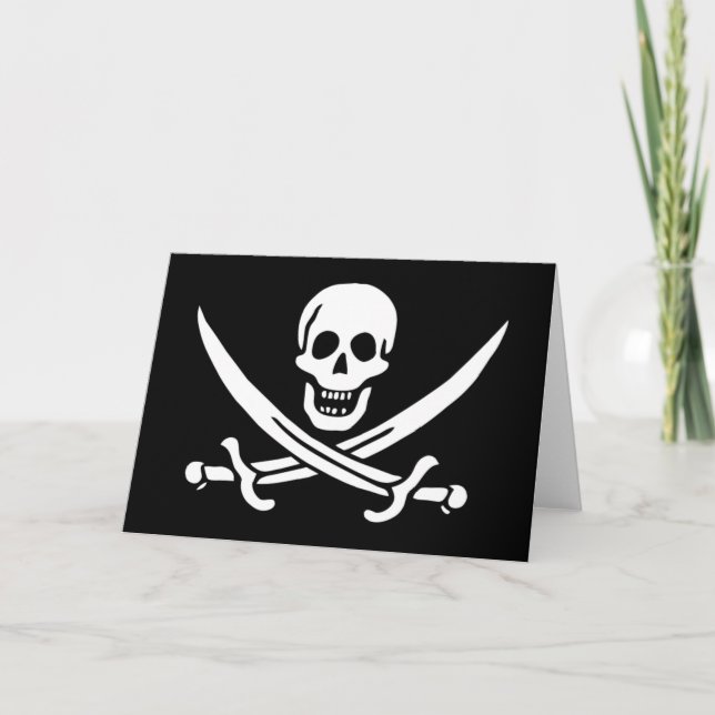 Carte jolly roger Pirate (Devant)