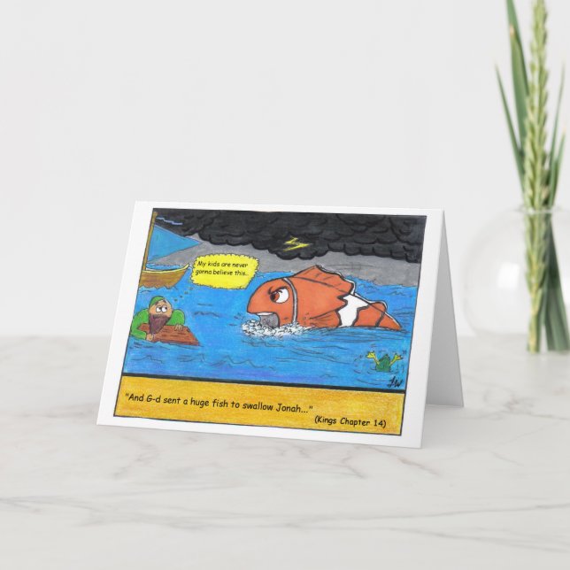 Carte Jonas et la baleine (Devant)