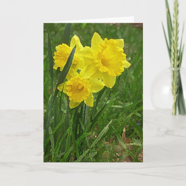Carte Jonquilles (Devant)