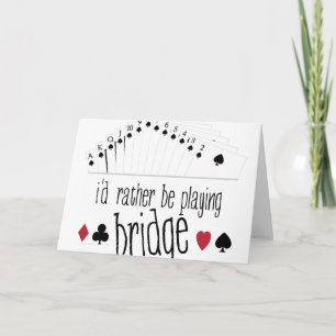 Carte Jouer au pont