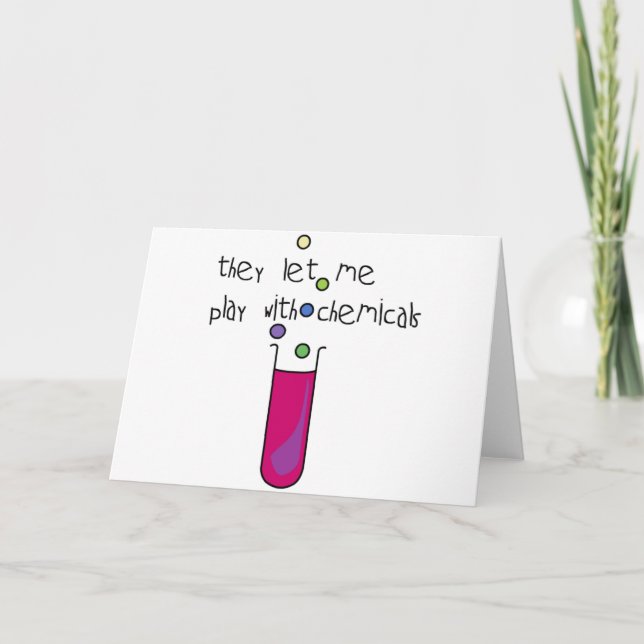 Carte Jouer avec Produits chimiques (Devant)