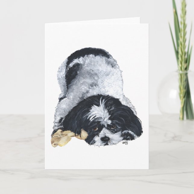 Carte Jouer Shih Tzu (Devant)