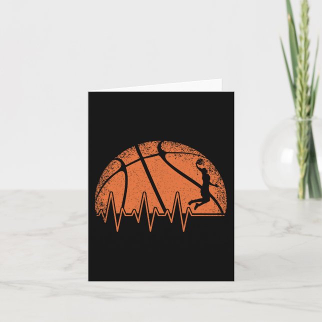 Carte Joueur de basket-ball amusant (Devant)