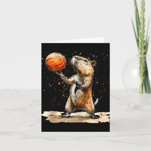 Carte Joueur de basket-ball Animal Art Basketball Hotte