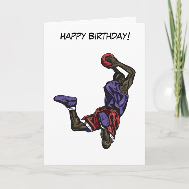 Carte Joueur de basket-ball - Slam Dunk (Devant)