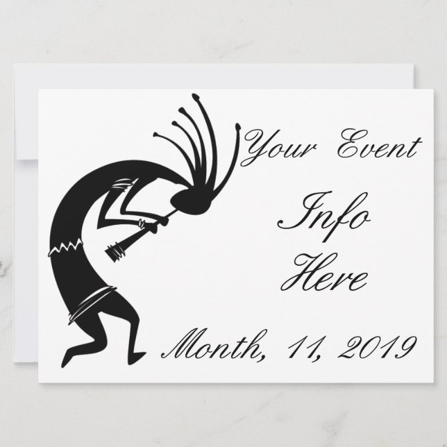 Carte Joueur de flûte Kokopelli Thunder_Cove (Devant)