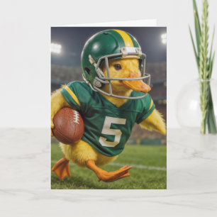 Carte Joueur de football canard d'anniversaire #5