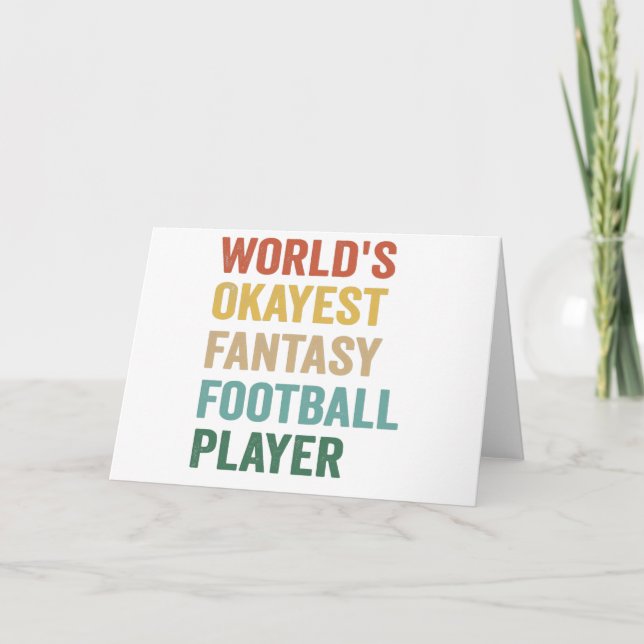 Carte Joueur de football d'Imaginaire le plus Okayest da (Devant)
