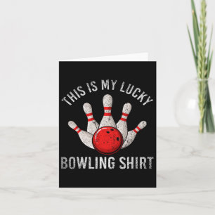 Carte Joueur De L'Équipe De Bowling C'Est Ma Chemise De 