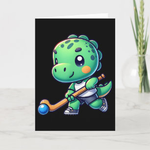 Carte Joueur de l'équipe de hockey sur gazon de dinosaur