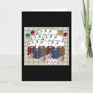 Carte Joueur de poker gagnant Zocker