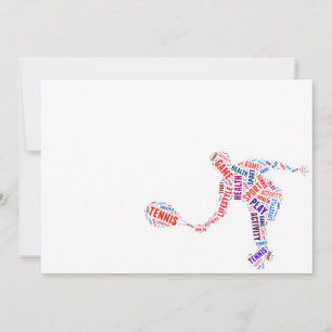 Carte Joueur de tennis