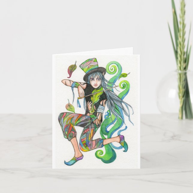 Carte Joueur de violon (Devant)