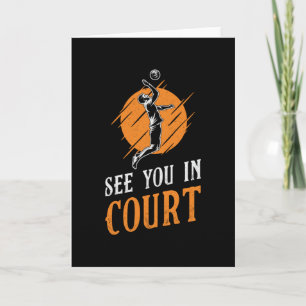 Carte Joueur De Volley-ball Voir À Court Team Beach Cade