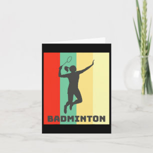 Carte Joueur du badminton
