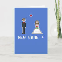 Joueur geek 1 et 2 Nouveau Jeu Plus Mariée Salle