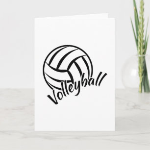 Carte Joueuse de beach volley-ball de volley-ball de fil