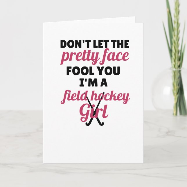 Carte Joueuse De Hockey De Champ Pour Femmes (Devant)