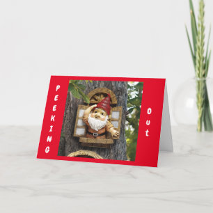 CARTE **JOUEZ DU PETIT GNOME** DITES HEUREUX NOËL