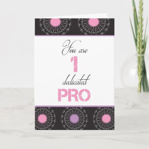 Carte Jour administratif heureux de professionnels