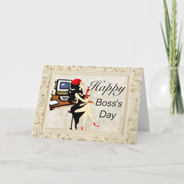 Carte Jour Chic et Fun Boss (Devant)