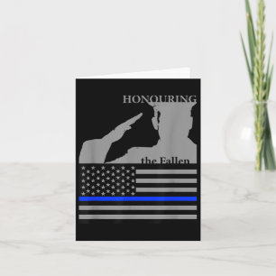 Carte Jour commémoratif des policiers _ Honte aux