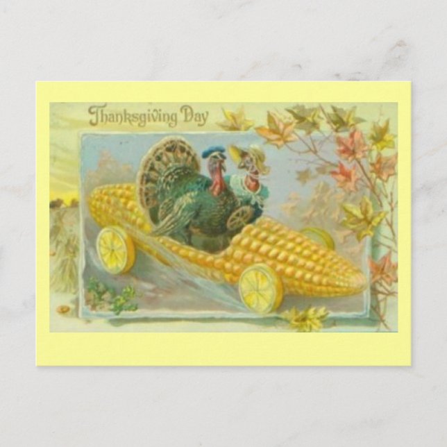 Carte Jour d'Action de grâces Corn Mobile (Devant)